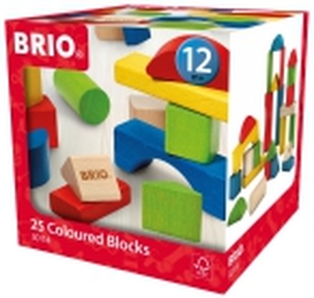 BRIO 30114 Colored building blocks (25 pcs)