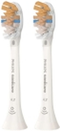 Philips Sonicare A3 Premium Alt-i-ett HX9092 - Ekstra tannbørstehode - for tannbørste - hvit (pakke med 2) - for Sonicare DiamondClean HX9391 Sonicare ExpertClean 7700 Sonicare ProtectiveClean 4500