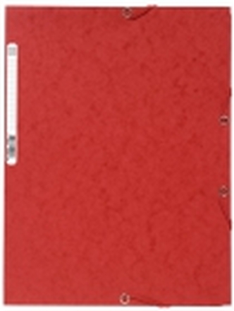 Exacompta Nature Future - 3-fliksmappe - for A4 (210 x 297 mm) - kapasitet: 250 ark - spraglet rød