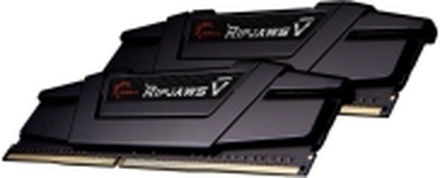 G.Skill Ripjaws V - DDR4 - sett - 32 GB: 2 x 16 GB - DIMM 288-pin - 4000 MHz / PC4-32000 - CL18 - 1.4 V - ikke-bufret - ikke-ECC - klassisk svart