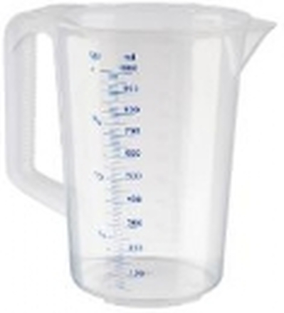 Målekande 1 liter med hank Ø120xH165 mm Polypropylen