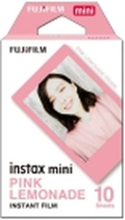 Fujifilm Instax Mini Pink Lemonade - Hurtigvirkende fargefilm - instax mini - ISO 800 - 10 eksponeringer