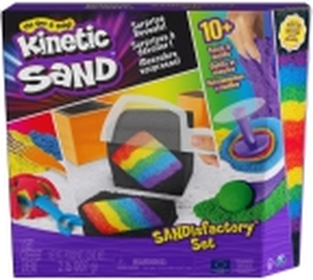 Kinetic Sand Sandisfactory Set with 2lbs of Colored and Black, Flerfarvet, 10+, Dreng/Pige