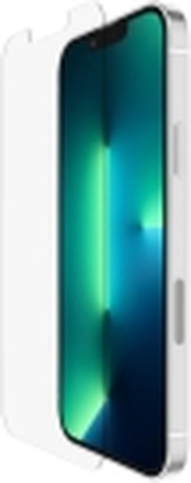 Belkin ScreenForce UltraGlass - Skjermbeskyttelse for mobiltelefon - antimikrobiell - glass - for Apple iPhone 13, 13 Pro