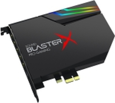 Creative Sound BlasterX AE-5 Plus - Lydkort - 32-bit - 384 kHz - 122 dB SNR - 5.1 - PCIe - Sound Core3D