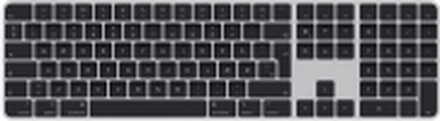 Apple Magic Keyboard with Touch ID and Numeric Keypad - Tastatur - Bluetooth, USB-C - QWERTY - Dansk - black keys