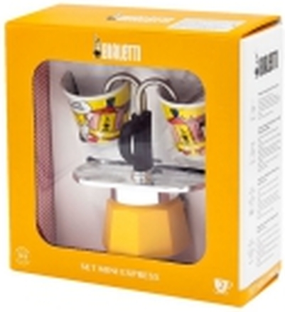 Bialetti Mini Express Lichtenstein - Filtreringsapparat - 90 ml - mange farger