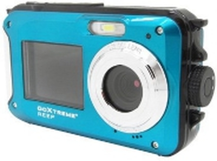 Easypix GoXtreme Reef - Digitalkamera - kompakt - 8.0 MP / 24.0 MP (interpolert) - 1080 p - under vannet inntil 3 m - blå