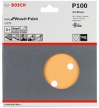 Bosch Bosch sanding sheet C470 Best for Wood and Paint, 150mm, K100 (5 pieces)