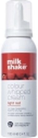 Milk Shake, Colour Whipped Cream, Organic Fruit Extracts, Hair Colour Leave-In Mousse, Light Red, 100 ml