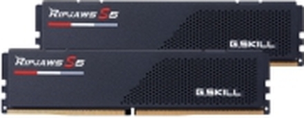 G.Skill Ripjaws S5 - DDR5 - sett - 64 GB: 2 x 32 GB - DIMM 288-pin lav profil - 5600 MHz / PC5-44800 - CL36 - 1.25 V - ikke-bufret - ikke-ECC - matt svart