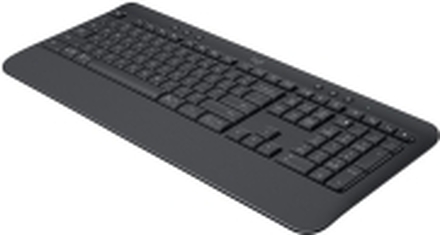 Logitech Signature K650 - Tastatur - trådløs - Bluetooth 5.1 - QWERTY - US International - grafitt