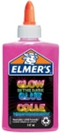 Elmers ELMER'S Glow in the Dark håndverkslim rosa 147 ml vaskbart håndverkslim