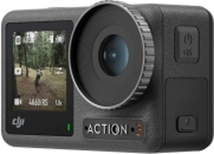 DJI Osmo Action 3 - Adventure Combo - actionkamera - 4K / 120 fps - Wi-Fi, Bluetooth - under vannet inntil 16 m