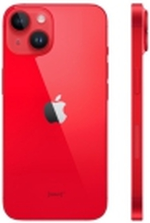 Apple iPhone 14 - (PRODUCT) RED - 5G smartphone - dobbelt-SIM / Internminne 256 GB - OLED-display - 6.1 - 2532 x 1170 piksler - 2x bakkameraer 12 MP, 12 MP - front camera 12 MP - rød