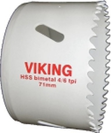 Viking hulsav, HSS, 8 % cobolt, bimetal, uden holder, 71 mm