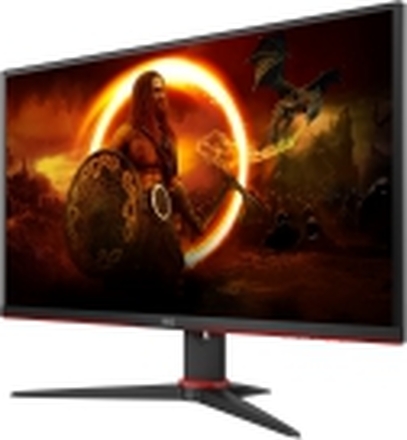 AOC Gaming Q27G2E/BK - G2 Series - LED-skjerm - gaming - 27 - 2560 x 1440 QHD @ 155 Hz - VA - 250 cd/m² - 3000:1 - 1 ms - 2xHDMI, DisplayPort - svart, rød