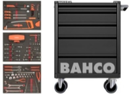 Bahco værktøjsvogn 26'' - Med 5 skuffer, Indeholder 140 dele værktøj