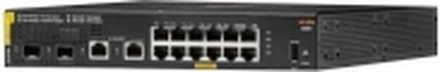 HPE Aruba 6000 12G Class4 PoE 2G/2SFP 139W Switch - Switch - Styrt - 12 x 10/100/1000 (PoE+) + 2 x Gigabit SFP + 2 x 1000Base-T - rackmonterbar - PoE (139 W)
