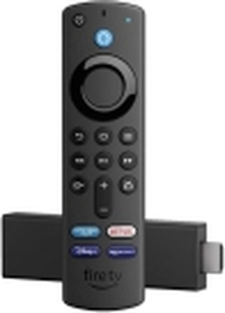 Amazon Fire TV Stick 4K - AV-spiller - 8 GB - 4K UHD (2160p) - HDR - svart