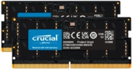 Crucial 64GB Kit DDR5-5200 (2x32GB) SODIMM CL42 (16Gbit)