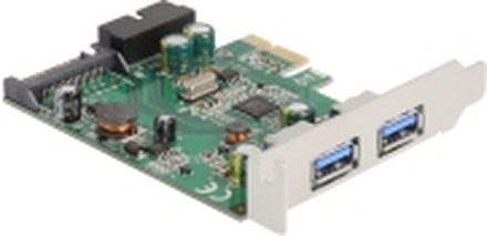 Delock - USB-adapter - PCIe 2.0 lav profil - USB, USB 2.0, USB 3.0, USB 3.2 Gen 1