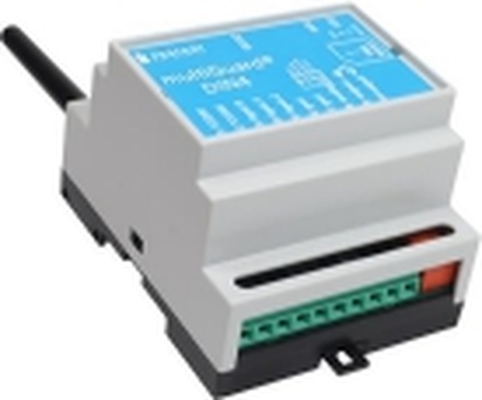 PROFORT MultiGuard DIN4 4G sender/modtager, 12-24Vac/dc, 3 digitale indgange, 1 analog indgang, 1 relæudgang. Excl. strømforsyning