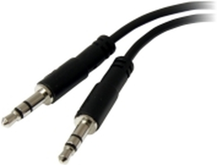 StarTech.com 3.5mm 4 Position to 2x 3 Position 3.5mm Headset Splitter Adapter - F/M - 3.5mm headset Adapter Cable (MUYHSFMM) - Hodetelefonsplitter - mini-phone stereo 3.5 mm hann til 4-polsminijakk hunn - svart - for P/N: MUHSMF2M, PEXSOUND7CH