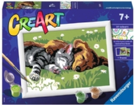 BRIO 11220189 Ravensburger CreArt - Sleeping Cats and Dogs