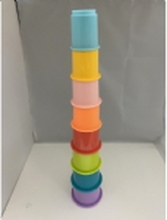 HAPPY BABY Rainbow Stacking Cups 8 pcs