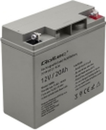 Qoltec AGM batteri | 12V | 20Ah | maks. 300A