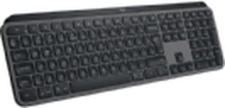 Logitech® | MX Keys S - Tastatur - bagbelyst - Bluetooth, 2,4 GHz - Nordisk layout - Grafitt