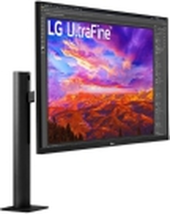 LG UltraFine Ergo 32UN880P-B - UN880P Series - LED-skjerm - 32 - 3840 x 2160 4K @ 60 Hz - IPS - 350 cd/m² - HDR10 - 5 ms - 2xHDMI, DisplayPort, USB-C - høyttalere