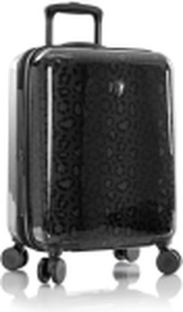 Heys Black Leopard Fashion Spinner 53 cm -matkalaukku