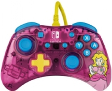 PDP Rock Candy Wired Controller, Peach, Switch