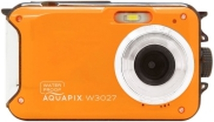 Easypix Aquapix W3027 Wave - Digitalkamera - kompakt - 5.0 MP / 30.0 MP (interpolert) - 1080i - under vannet inntil 3 m - solnedgangsoransje