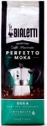 Bialetti Perfetto Moka Decaf, 250 g, Medium ristet, Kaffe, 40% Arabica, 60% Robust, Taske