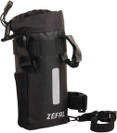 ZÉFAL Z Adventure Pouch Bag Black, Mounted on the handlebars, close to the stem, this bag is ideal for carrying food or any type of wa,