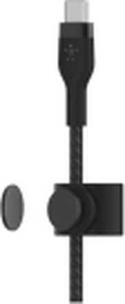 Belkin BOOST CHARGE - Lightning-kabel - 24 pin USB-C hann til Lightning hann - 3 m - svart