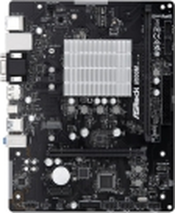 ASRock N100M - Hovedkort - mikro ATX - Intel N-series N100 - USB 3.2 Gen 1, USB 3.2 Gen 2 - Gigabit LAN - innbygd grafikk - HD-lyd (8-kanalers)