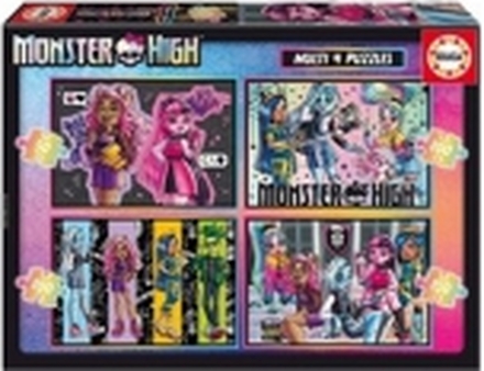 Educa Multi 4 Puzzles Monster High 50+80+100+150