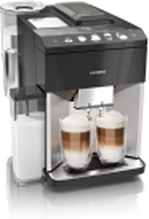 Siemens EQ.500 TQ507R03, Espressomaskin, 1,7 l, Kaffebönor, Malat kaffe, Inbyggd kvarn, Svart, Rostfritt stål