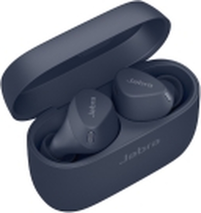 Jabra Elite 4 Active - True wireless-hodetelefoner med mikrofon - i øret - Bluetooth - aktiv støydemping - lydisolerende - marineblå