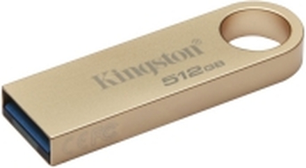 Kingston DataTraveler SE9 G3 - USB-flashstasjon - 512 GB - USB 3.2 Gen 1 - gull