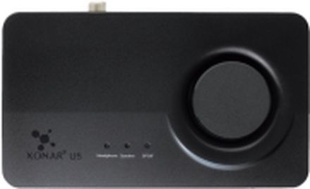 ASUS Xonar U5 - Lydkort - 24-bit - 192 kHz - 104 dB SNR - 5.1 - USB - CM6631A