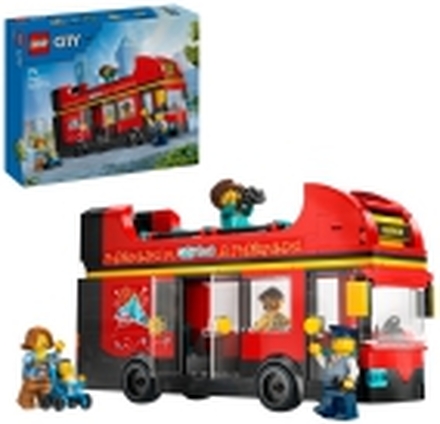 LEGO City 60407 Rød dobbeltdekker-turistbuss