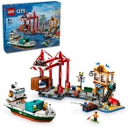 LEGO City 60422 Havneområde med lasteskip