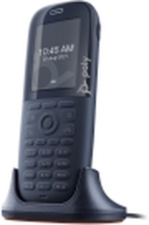Poly Rove B2 Base Station and 30 Phone Handset Kit - Trådløs telefon med anrops-ID/samtale venter - DECT - treveis anropskapasitet - SIP, SIP v2, RTCP, RTP, SDP, SIP over TLS, SIP over TCP, SIP over UDP - svart