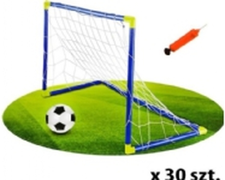 WOOPIE Fotballmål med ball og pumpe Fotball Sport 30 stk.