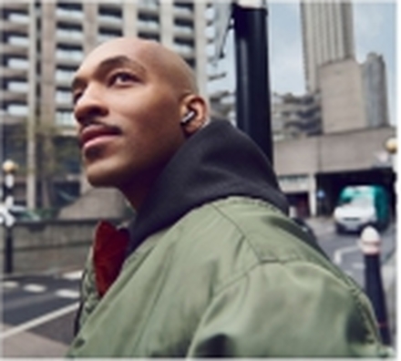 OnePlus Buds 3 - True wireless-hodetelefoner med mikrofon - i øret - Bluetooth - aktiv støydemping - metallgrå